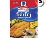 2x Boxes McCormick GoldenDipt Fish Fry Seafood Fry Mix | 10oz | No MSG - £15.66 GBP