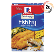 2x Boxes McCormick GoldenDipt Fish Fry Seafood Fry Mix | 10oz | No MSG - $19.94