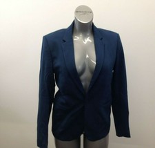 Guess Women’s One Button Blazer Size S Blue Long Sleeve Cotton/Spandex/Nylon - £10.81 GBP