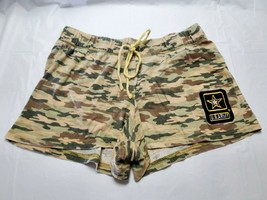 U.S. Army Women M Brown Camoflage Short Shorts - £16.10 GBP
