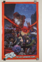 1995 Marvel Comics Avengers poster:Dr Strange,Hulk,Iron Man,Captain America,Thor - £23.01 GBP