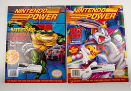 1993 Lot of 2 Nintendo Power Magazines Vol 49 + 57 Both with Cards &amp; Posters - £22.71 GBP