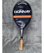 Vintage Donnay Allwood Bjorn Borg Tennis Racquet Made In Belgium With Cover - $74.04 CAD