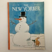 The New Yorker Full Magazine January 27 1992 Snow Man Danny Shanahan No Label - £15.14 GBP