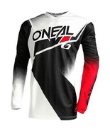 Oneal Size L Youth Element Racewear V.22 Motocross Jersey Blk White Red E003-114 - $29.99