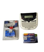 Brother P-Touch PT-1290 +2 Packs Clear Tape Tested Working No AC Adaptor - £21.31 GBP