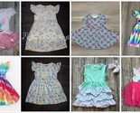 NEW Boutique Baby Girls Dress Lot 2T Mermaids Tie Dye Unicorn Tutu Whole... - £31.96 GBP