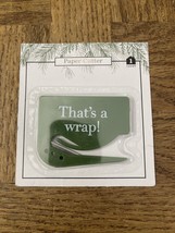 Christmas Wrapping Paper Green Paper Cutter - £6.23 GBP