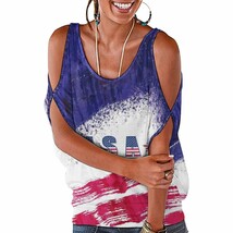 Mondxflaur USA Sleeveless T Shirts for Women Loose Fit Elegant Top Clothes - $22.99
