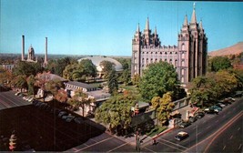 Vintage 3.5x5.5 Postcard Temple Square Salt Lake City, UT - £2.36 GBP