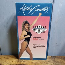 KATHY SMITH: INSTANT WORKOUT VHS VIDEO, TONE, LOSE WEIGHT &amp; REDUCE STRES... - £11.32 GBP