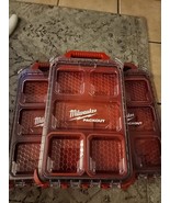 Milwaukee PACKOUT Small Parts Organizer Tool Compartment Low Profile Lot... - $121.19 CAD