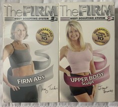The Firm Body Sculpting System 2 Firm Abs &amp; Upper Body Sculpt Set VHS New Sealed - £11.01 GBP