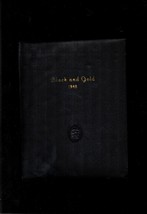 Huron Indiana 1948 High School Year Book Black And Gold nostalgia - £24.10 GBP