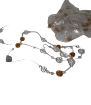 10 Crystal Octagonal Beads Chain Hanging Prisms Chandelier Suncatcher, 40&quot; - £9.05 GBP
