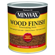 1 qt Minwax 70040 Red Oak Wood Finish Oil-Based Wood Stain - £19.65 GBP