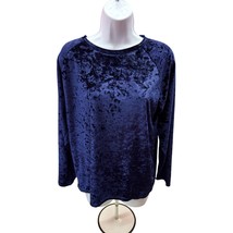 Vintage Urban CoCo Women’s M Navy blue Velvet T-Shirt Casual Long Sleeve... - $14.24 Vintage Urban CoCo Women’s M Navy blue Velvet T-Shirt Casual Long Sleeve... - $14.24