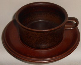 MID CENTURY Arabia RUSKA PATTERN Cup and Saucer MADE IN FINLAND - $553.89 MXN