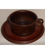 MID CENTURY Arabia RUSKA PATTERN Cup and Saucer MADE IN FINLAND - $555.84 MXN