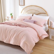 Queen Comforter Set With Sheets 7 Piece Comforter Set Queen Bed In A Bag Pink Co - £77.52 GBP
