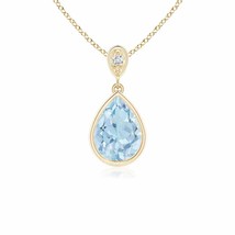 Authenticity Guarantee

ANGARA Aquamarine Teardrop Pendant with Diamond in 14... - £492.50 GBP