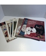 9 Duplicate Stitch Assorted Cross Stitch Pattern Books Lot Sue Hillis Etc - £19.37 GBP