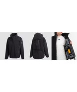 new adidas MySHELTER men&#39;s RAIN OUTDOOR Jacket sz L black windbreaker coat - $118.70