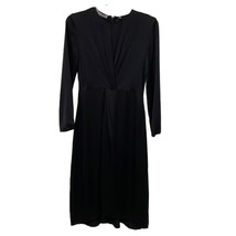 Vince Black Twist Detailing Long Sleeve Sheath Dress Womens 2 - £55.15 GBP