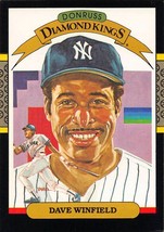 1987 Donruss Diamond Kings #20 Dave Winfield New York Yankees ⚾ - £0.70 GBP