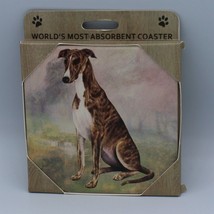 World&#39;s Most Absorbent Coaster - Dog - Greyhound - £6.14 GBP