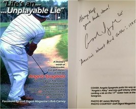 Angelo Spagnolo America&#39;s Worst Avid Golfer Signed Book Life&#39;s An Unplay... - £23.38 GBP