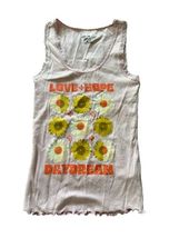 Colorful Planet Girls Teen Sleeveless Tank Sunflowers Size Medium (10) Pink - €5,13 EUR