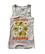 Colorful Planet Girls Teen Sleeveless Tank Sunflowers Size Medium (10) Pink - €5,13 EUR