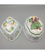Pair 1986 Le Cordon Bleu Franklin Mint Wall Hanging Molds Lamb And Raspb... - $470.29 MXN
