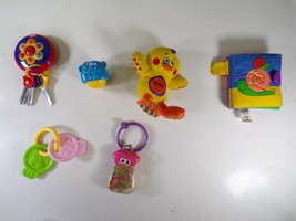6 Toys for Children Babies/Toddlers Lot: Galt Soft Book, My First Keys, Rattles - £5.50 GBP