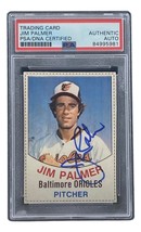 Jim Palmer Signed Baltimore Orioles 1977 Hostess #1 Trading Card PSA/DNA - £53.10 GBP