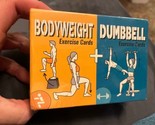 New 2 In 1 Bodyweight Plus Dumbbell Exercise Cards  Sealed - £15.49 GBP