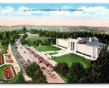 Art Museum Volunteer Park Seattle Washington WA Linen Postcard V18 - $3.91