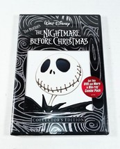 Disney&#39;s The Nightmare Before Christmas DVD collectors Edition New - £14.08 GBP