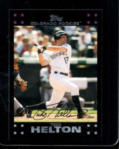 Primary image for 2007 TOPPS #150 TODD HELTON NMMT ROCKIES