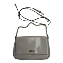 KATE SPADE Laurel Way Greer Crossbody Shoulder Bag Gray Leather Crossbody Strap - £28.59 GBP