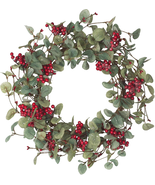 18 Inch Christmas Wreath Christmas Decorations with Berries Winter Wreath - $582.51 MXN