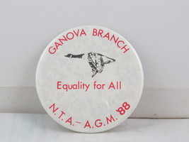 Vintage Union Pin - National Teachers&#39; Association 1988 AGM - Celluloid ... - $15.00