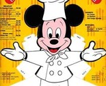 Chef Mickey&#39;s Menu Disney Village Marketplace Punch Out Wrist Puppet Toy  - £24.92 GBP