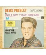 Vintage Elvis Presley RCA 45LP Record EPA-4368 Follow That Dream Dog on ... - £66.21 GBP