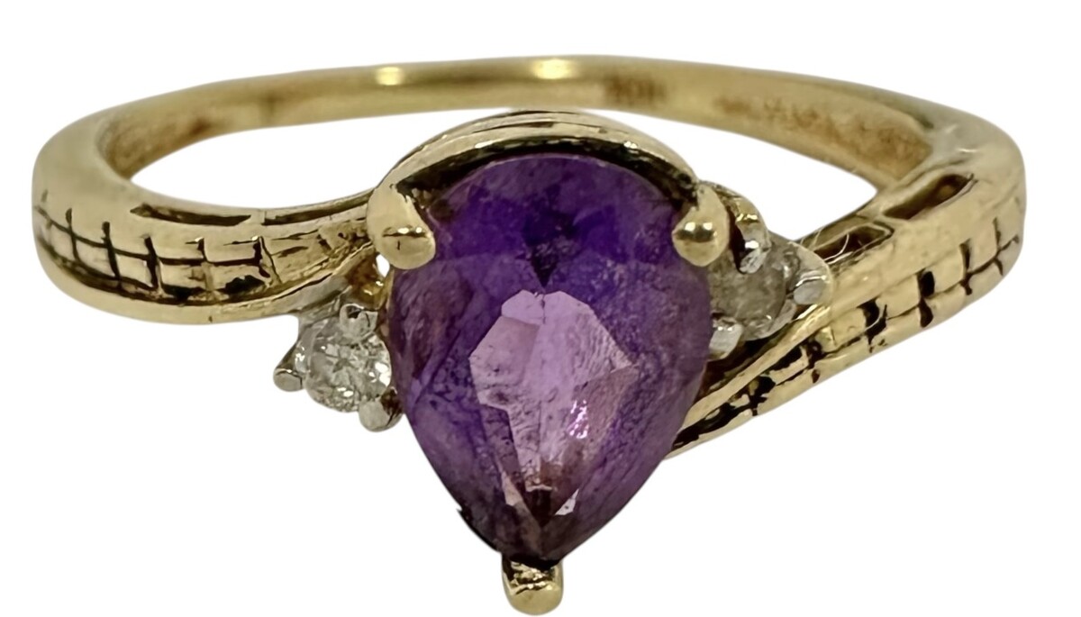 Women&#39;s Cluster ring 10kt Yellow Gold 484267 - $149.00