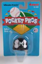 1997 MLB Milwaukee Brewers Riddell Pocket Pros Baseball Mini Helmet NIP - £7.04 GBP
