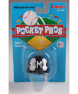 1997 MLB Milwaukee Brewers Riddell Pocket Pros Baseball Mini Helmet NIP - £7.16 GBP
