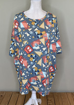 Lularoe NWT women’s Patterned Irma short sleeve top Size XL Multicolor M8 - £9.12 GBP