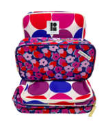 4x Estée Lauder Cosmetic Makeup Bags Purse Organizer Lisa Perry &amp; Floral - £10.66 GBP